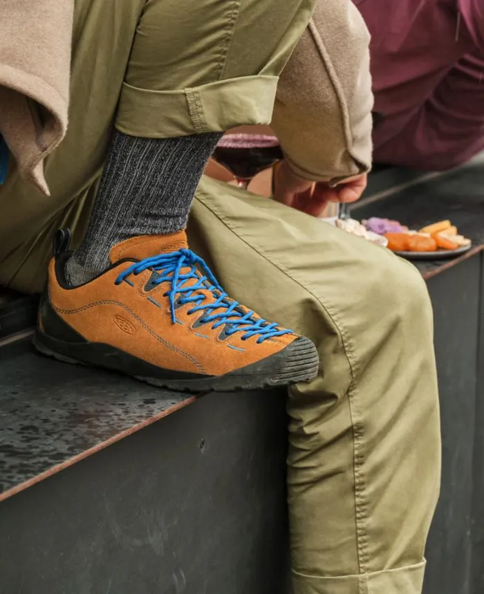 Men KEEN Shoes Jasper Dark ForestGolden Yellow Leather Shoe Men KEEN Shoes Jasper Dark ForestGolden Yellow Leather Shoe