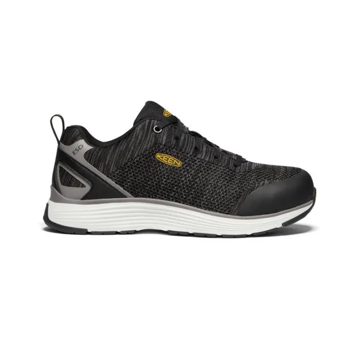 Men KEEN Shoes Sparta ESD Aluminum Toe BLACKGREY FLANNEL