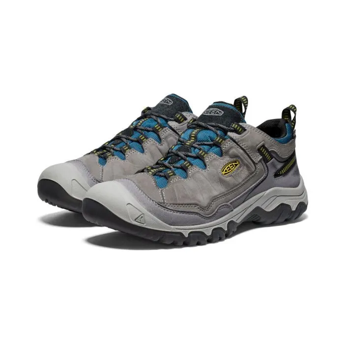 Men KEEN Shoes Targhee IV Waterproof Steel GreyAntique Moss Leather Hiking Shoe Men KEEN Shoes Targhee IV Waterproof Steel GreyAntique Moss Leather Hiking Shoe