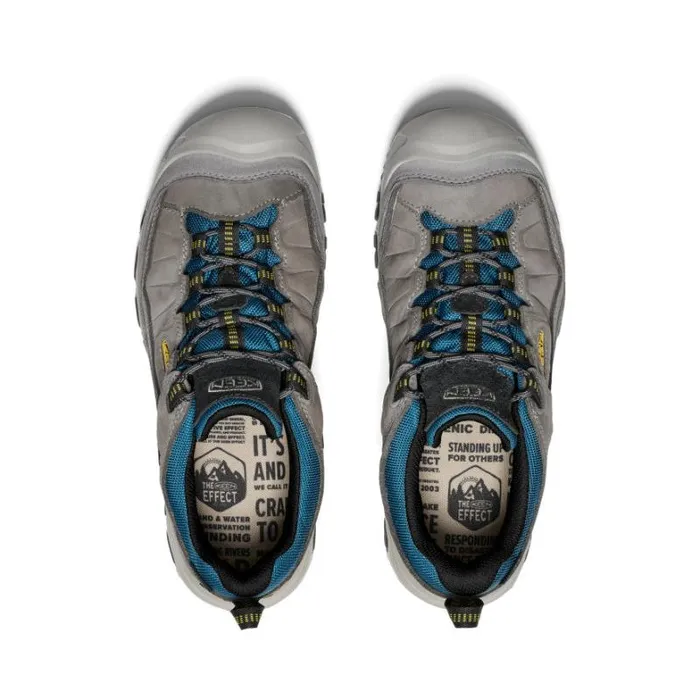 Men KEEN Shoes Targhee IV Waterproof Steel GreyAntique Moss Leather Hiking Shoe Men KEEN Shoes Targhee IV Waterproof Steel GreyAntique Moss Leather Hiking Shoe