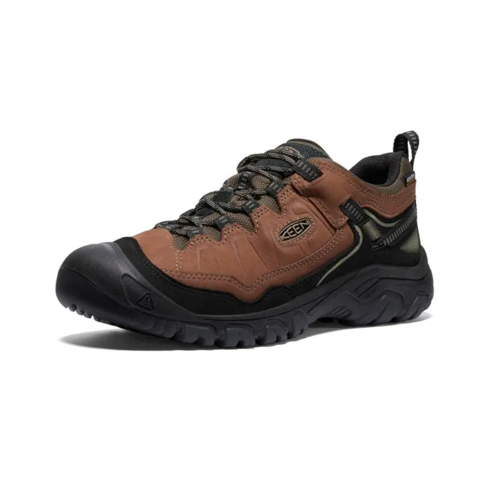 Men KEEN Shoes Targhee IV Waterproof Wide Brown Leather Hiking Shoe Men KEEN Shoes Targhee IV Waterproof Wide Brown Leather Hiking Shoe