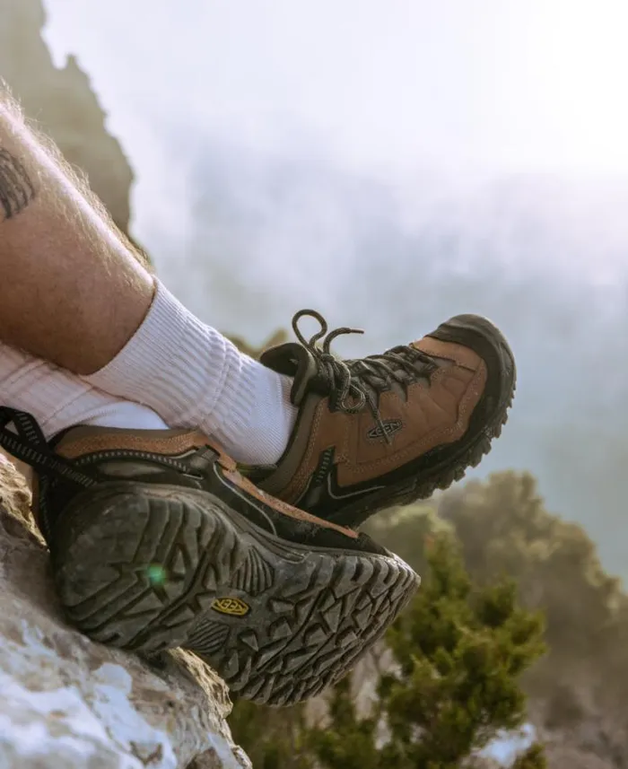 Men KEEN Shoes Targhee IV Waterproof Wide Brown Leather Hiking Shoe Men KEEN Shoes Targhee IV Waterproof Wide Brown Leather Hiking Shoe