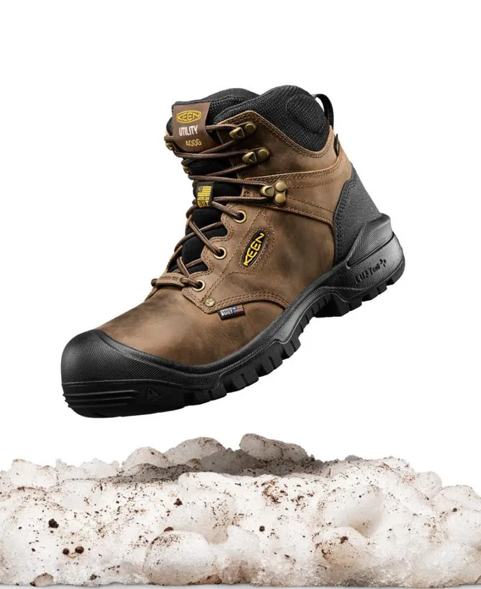 Men KEEN Winter 400g Insulated Work Boots 8211 Independence 6quot Men KEEN Winter 400g Insulated Work Boots 8211 Independence 6quot