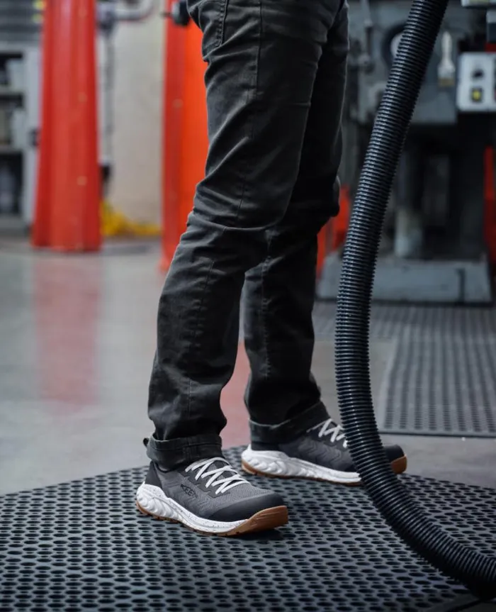 Men KEEN Work Boots and Shoes Arvada Shift CarbonFiber Toe Martini OliveBlack Work Slipon Men KEEN Work Boots and Shoes Arvada Shift CarbonFiber Toe Martini OliveBlack Work Slipon