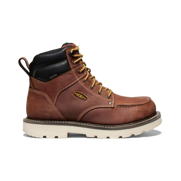 Men KEEN Work Boots and Shoes Cincinnati 6quot Waterproof 90 Heel Boot Soft Toe