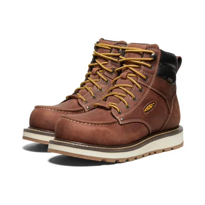 Men KEEN Work Boots and Shoes Cincinnati 6quot Waterproof CarbonFiber Toe Work Boot Men KEEN Work Boots and Shoes Cincinnati 6quot Waterproof CarbonFiber Toe Work Boot