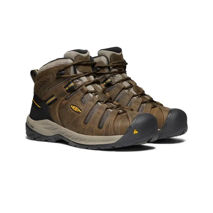 Men KEEN Work Boots and Shoes Flint II Boot Steel Toe Cascade BrownGolden Rod Men KEEN Work Boots and Shoes Flint II Boot Steel Toe Cascade BrownGolden Rod