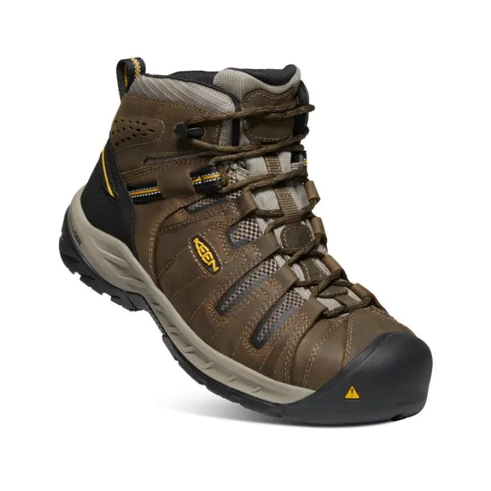 Men KEEN Work Boots and Shoes Flint II Boot Steel Toe Cascade BrownGolden Rod Men KEEN Work Boots and Shoes Flint II Boot Steel Toe Cascade BrownGolden Rod
