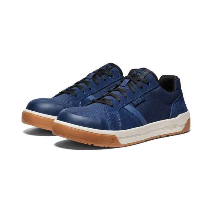 Men KEEN Work Boots and Shoes Kenton CarbonFiber Toe Naval AcademyGum Leather Work Sneaker Men KEEN Work Boots and Shoes Kenton CarbonFiber Toe Naval AcademyGum Leather Work Sneaker