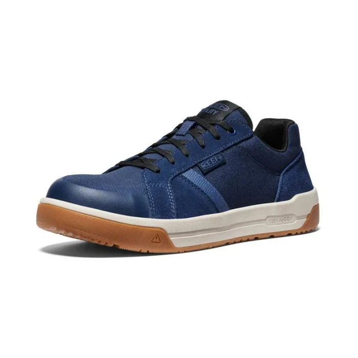 Men KEEN Work Boots and Shoes Kenton CarbonFiber Toe Naval AcademyGum Leather Work Sneaker Men KEEN Work Boots and Shoes Kenton CarbonFiber Toe Naval AcademyGum Leather Work Sneaker
