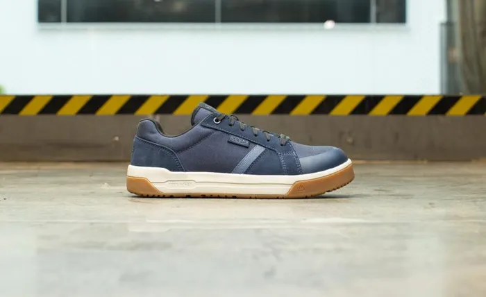 Men KEEN Work Boots and Shoes Kenton CarbonFiber Toe Naval AcademyGum Leather Work Sneaker Men KEEN Work Boots and Shoes Kenton CarbonFiber Toe Naval AcademyGum Leather Work Sneaker