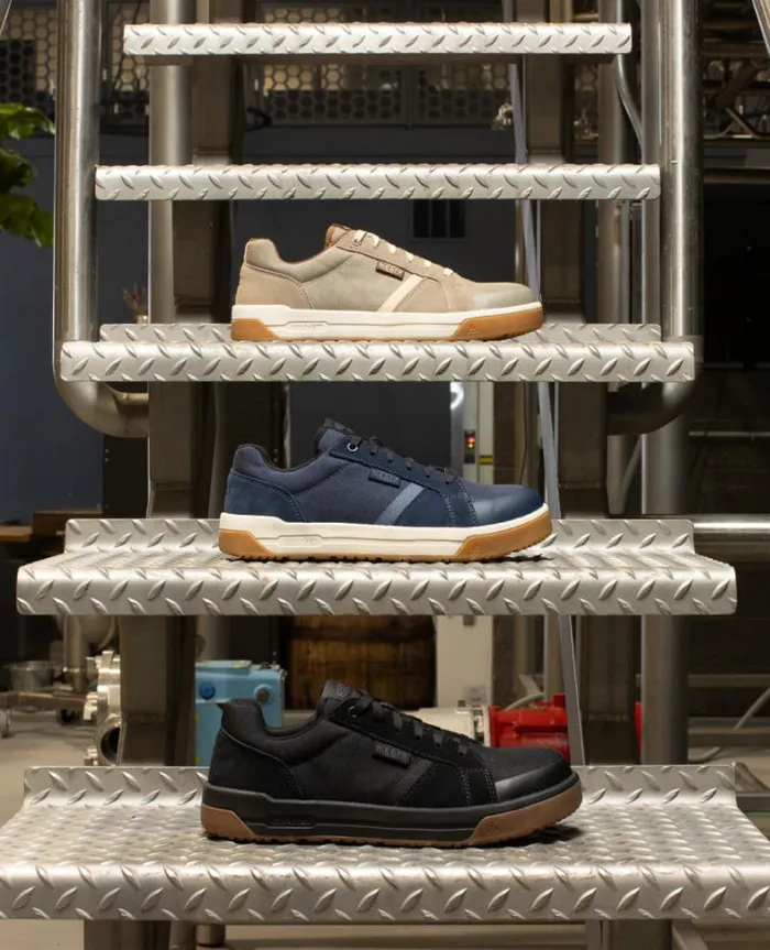 Men KEEN Work Boots and Shoes Kenton CarbonFiber Toe Naval AcademyGum Leather Work Sneaker Men KEEN Work Boots and Shoes Kenton CarbonFiber Toe Naval AcademyGum Leather Work Sneaker