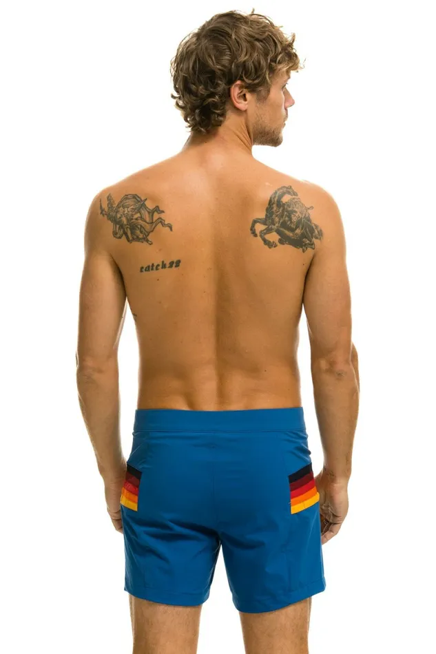 Men MEN039S HORIZONTAL 5 STRIPE FLEX SHORTS 8211 SEA Aviator Nation Shorts Men MEN039S HORIZONTAL 5 STRIPE FLEX SHORTS 8211 SEA Aviator Nation Shorts