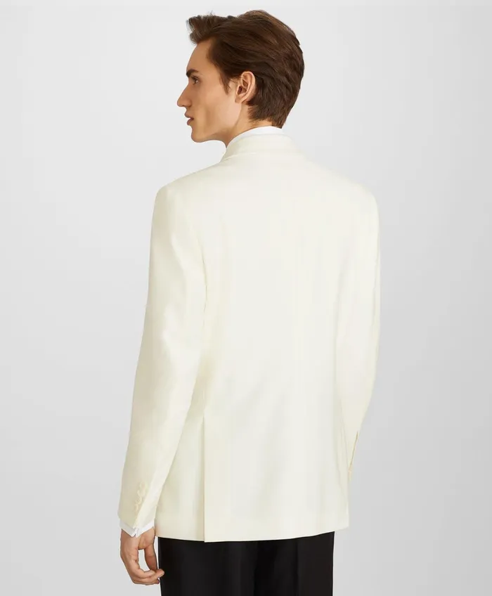 Men Milano Fit Wool Tuxedo Jacket White Brooks Brothers Tuxedo Shop