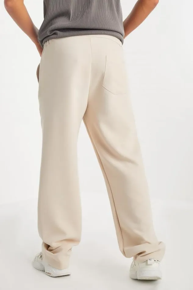 Men Pantalon Beige Coupe Large Beige Brentiny Paris Pants