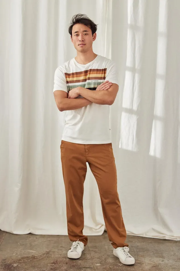 Men Popo 8211 Ecru TWOTHIRDS TShirts