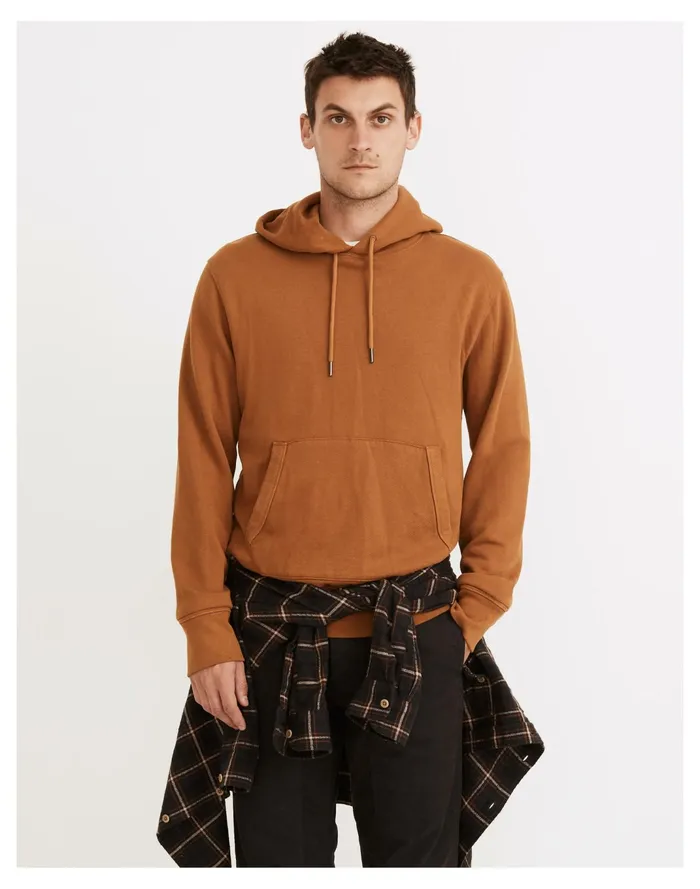 Men Pullover Hoodie Sweatshirt Dried Cedar Madewell Sweatshirts and Sweatpants