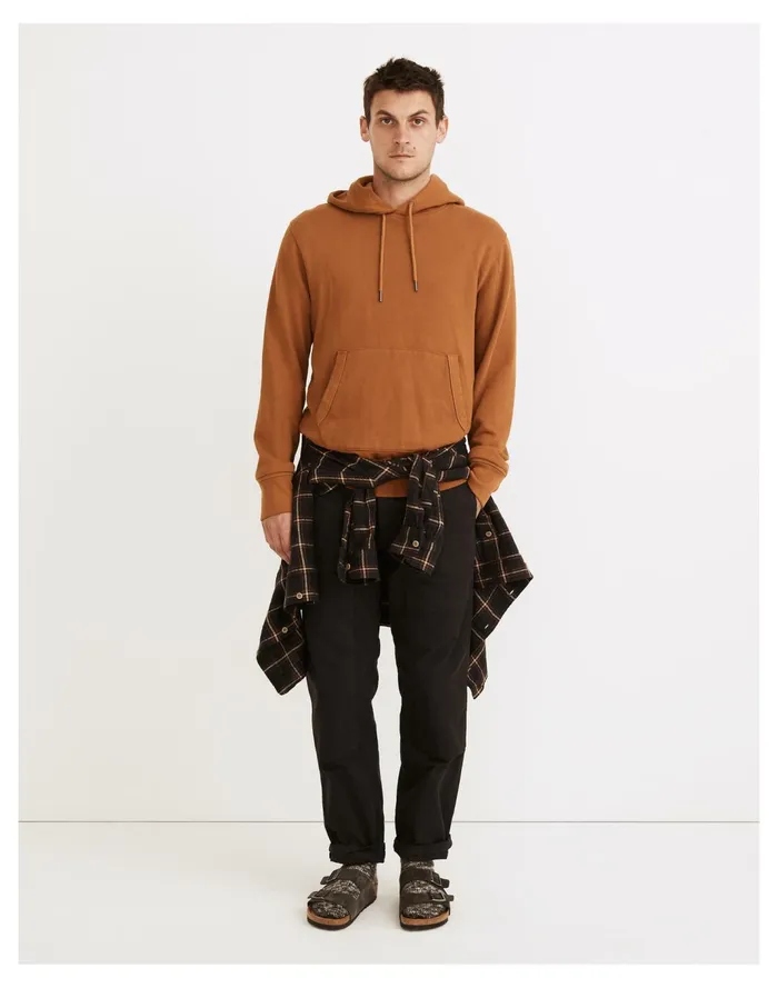 Men Pullover Hoodie Sweatshirt Dried Cedar Madewell Sweatshirts and Sweatpants Men Pullover Hoodie Sweatshirt Dried Cedar Madewell Sweatshirts and Sweatpants
