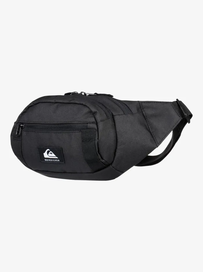 Men Quiksilver Backpacks and Bags Lone Walker 3L Fanny Pack Black Men Quiksilver Backpacks and Bags Lone Walker 3L Fanny Pack Black
