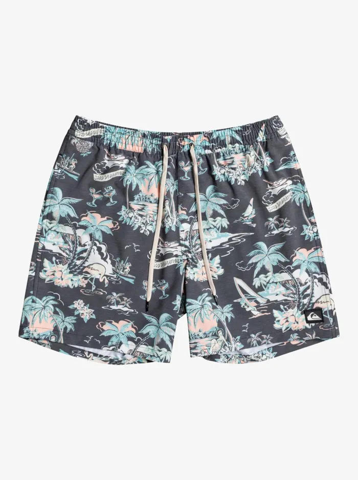 Men Quiksilver Boardshorts Hotel Paradiso 17034 Volleys Hotel Paradiso 8211 Black