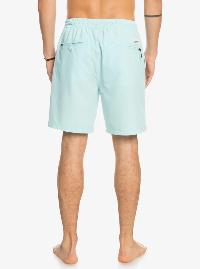 Men Quiksilver Boardshorts Ocean Elastic Waist 18034 Amphibian Shorts Iced Aqua Men Quiksilver Boardshorts Ocean Elastic Waist 18034 Amphibian Shorts Iced Aqua