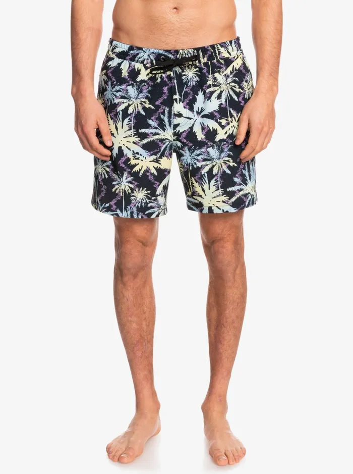 Men Quiksilver Boardshorts Ocean Mix 17034 Volleys Black Men Quiksilver Boardshorts Ocean Mix 17034 Volleys Black