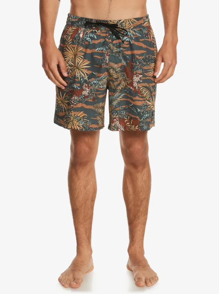 Men Quiksilver Boardshorts Ocean Mix 17034 Volleys Gland Urban Chic