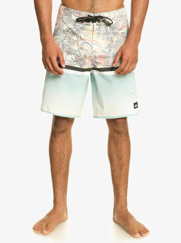 Men Quiksilver Boardshorts Surfsilk Division Scallop 19034 Boardshorts Sky Blue Men Quiksilver Boardshorts Surfsilk Division Scallop 19034 Boardshorts Sky Blue