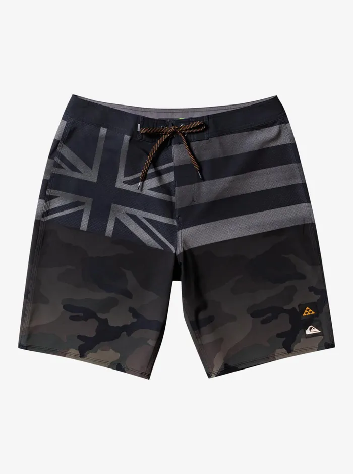 Men Quiksilver Boardshorts Surfsilk Hawaii Pride 20034 Boardshorts Black