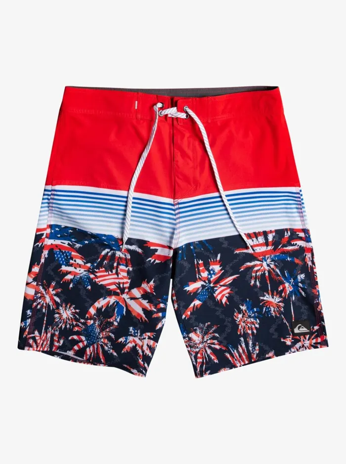 Men Quiksilver Boardshorts Surfsilk Panel 20034 Boardshorts High Risk Red