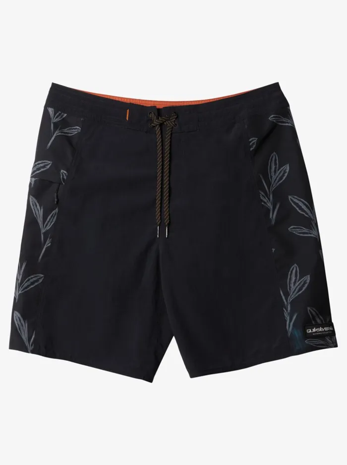 Men Quiksilver Boardshorts Waterman Cliffside Ginger 19034 Boardshorts Black