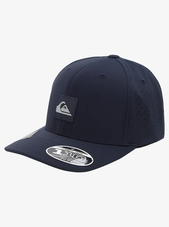 Men Quiksilver Hats Adapted Flexfit Hat Insignia Blue