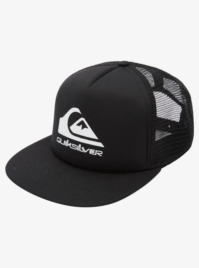 Men Quiksilver Hats Foamslayer Trucker Hat Black