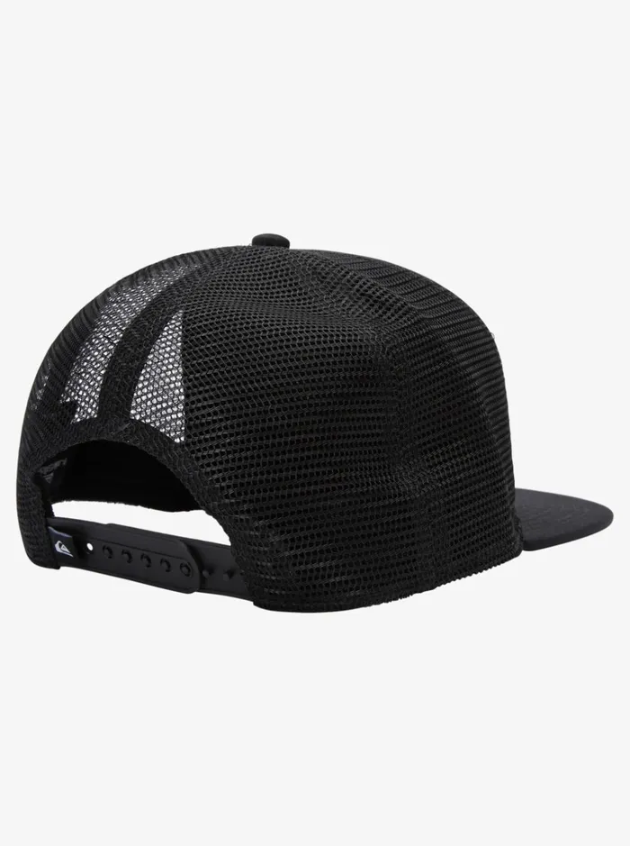 Men Quiksilver Hats Foamslayer Trucker Hat Black Men Quiksilver Hats Foamslayer Trucker Hat Black