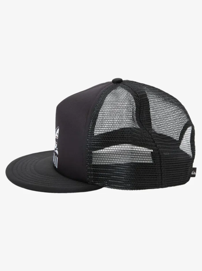 Men Quiksilver Hats Hawaii Myths Trucker Hat Black Men Quiksilver Hats Hawaii Myths Trucker Hat Black