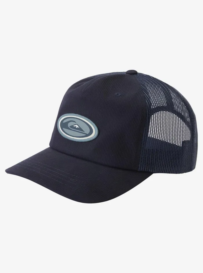 Men Quiksilver Hats New Age Cordy Trucker Hat Insignia Blue