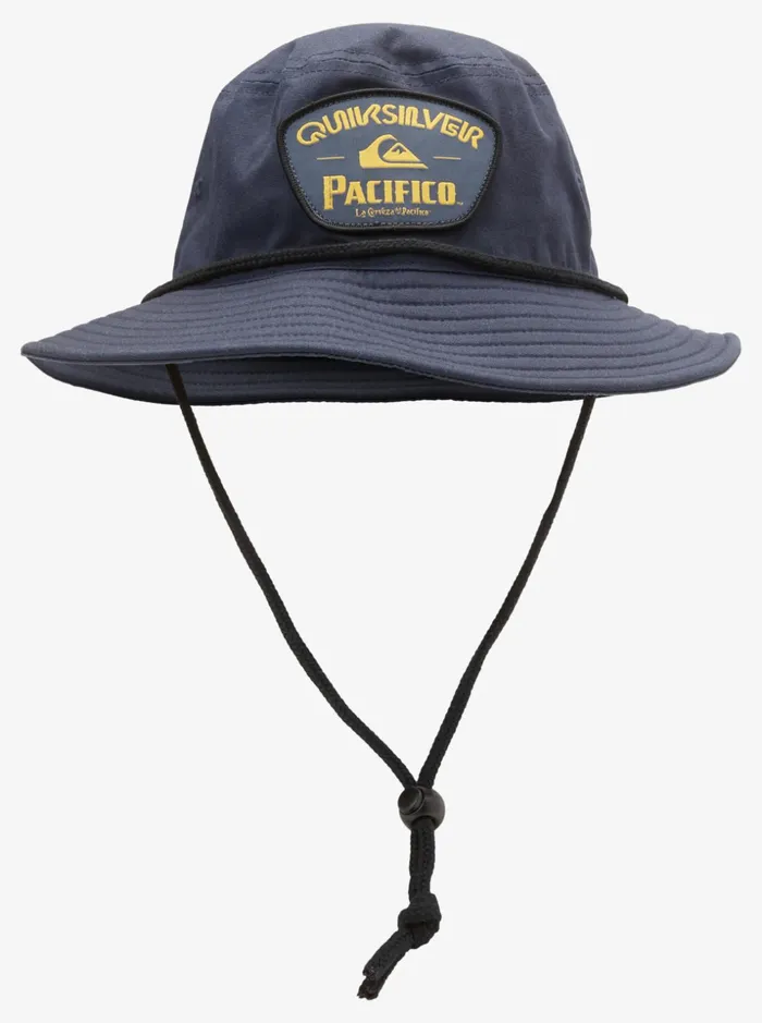 Men Quiksilver Hats Quiksilver X Pacifico Morning Beers Bucket Hat Navy Blazer