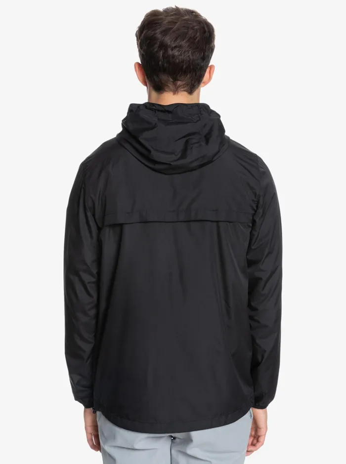 Men Quiksilver Jackets Everyday Windbreaker Jacket Black