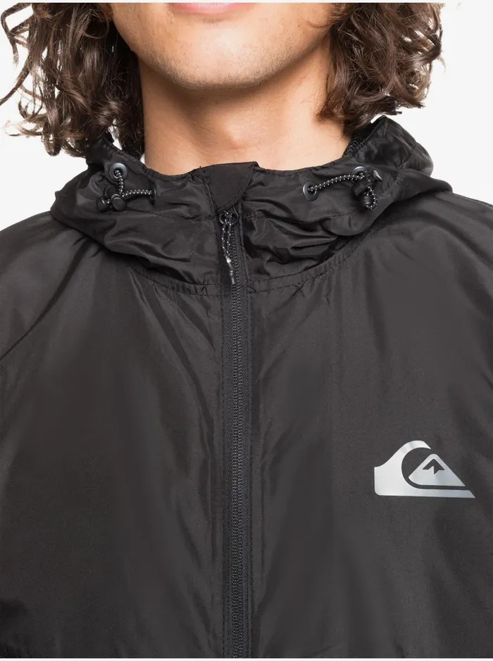 Men Quiksilver Jackets Everyday Windbreaker Jacket Black