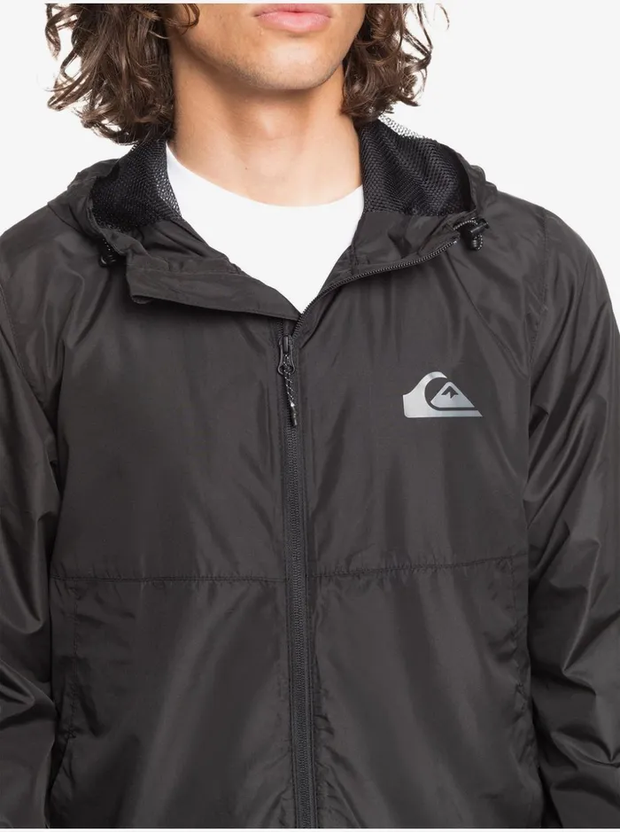 Men Quiksilver Jackets Everyday Windbreaker Jacket Black