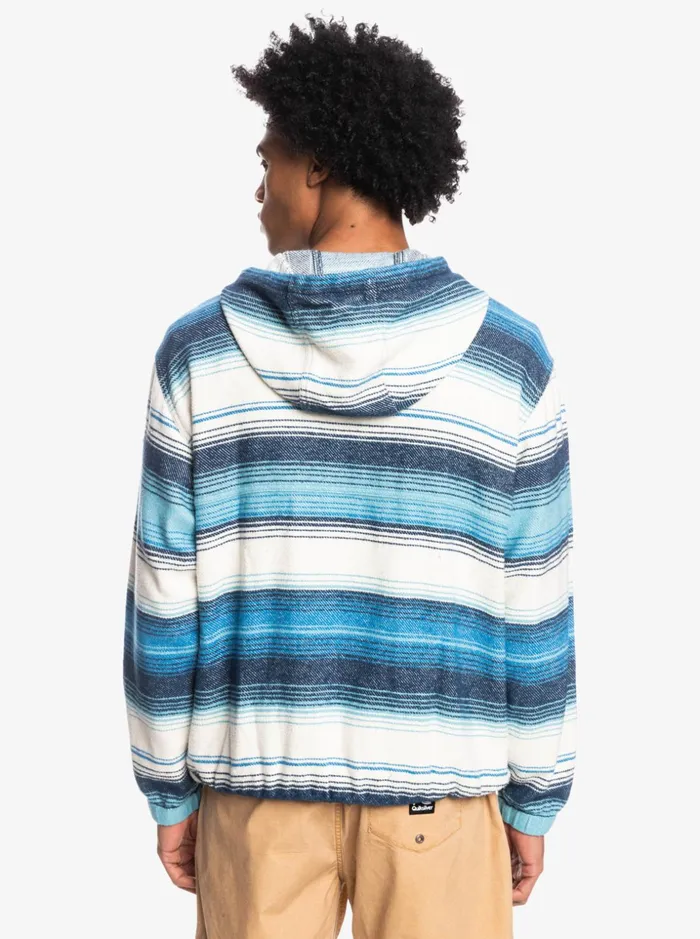 Men Quiksilver Jackets Neo Blue HalfZip Hoodie Delph Blue Neo Blue Men Quiksilver Jackets Neo Blue HalfZip Hoodie Delph Blue Neo Blue