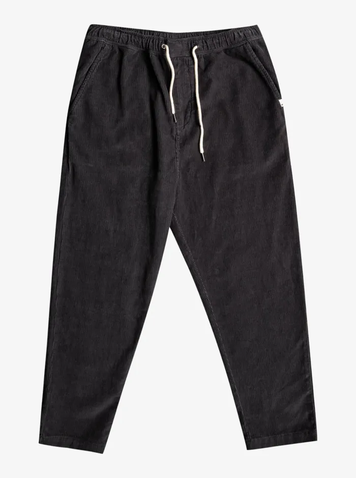 Men Quiksilver Pants Cord Beach Cruiser Corduroy Pants Tarmac