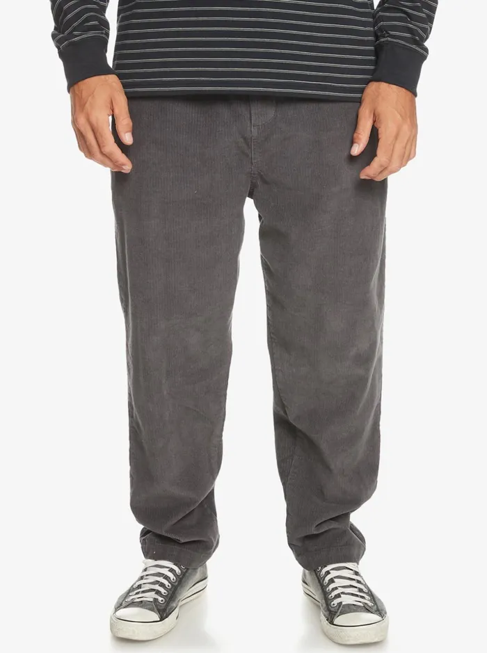 Men Quiksilver Pants Cord Beach Cruiser Corduroy Pants Tarmac Men Quiksilver Pants Cord Beach Cruiser Corduroy Pants Tarmac