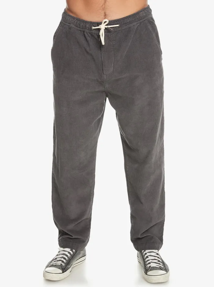 Men Quiksilver Pants Cord Beach Cruiser Corduroy Pants Tarmac Men Quiksilver Pants Cord Beach Cruiser Corduroy Pants Tarmac