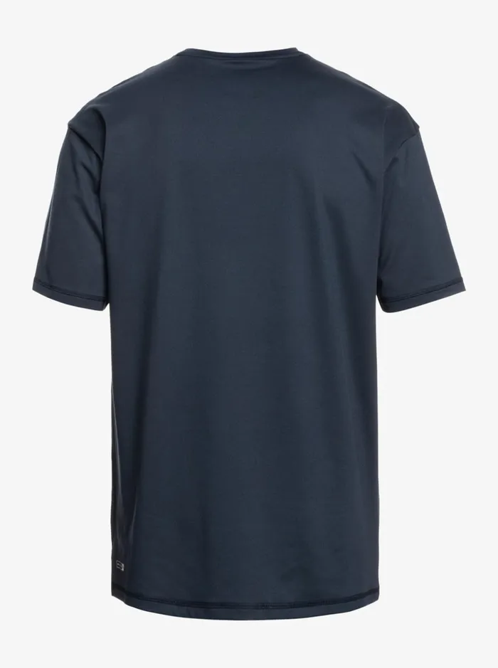 Men Quiksilver Rashguards Solid Streak Short Sleeve UPF 50 Surf Tee Navy Blazer Men Quiksilver Rashguards Solid Streak Short Sleeve UPF 50 Surf Tee Navy Blazer