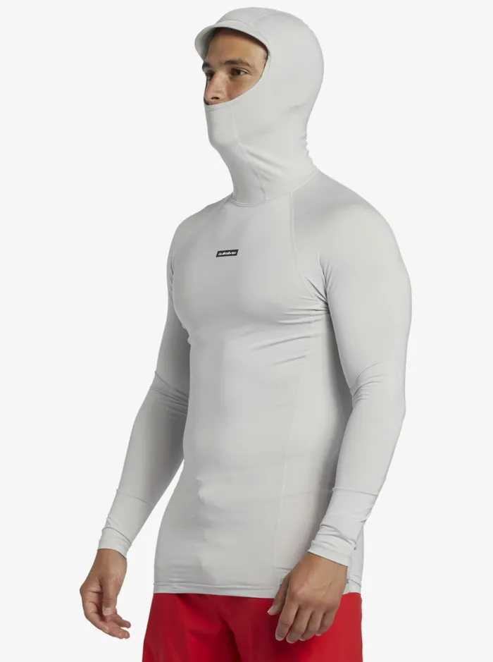 Men Quiksilver Rashguards Storm Tripper Long Sleeve UPF 50 Rashguard Gray Violet Men Quiksilver Rashguards Storm Tripper Long Sleeve UPF 50 Rashguard Gray Violet
