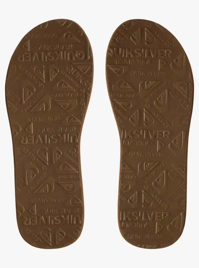 Men Quiksilver Sandals Carver Squish Sandals Brownblackbrown Men Quiksilver Sandals Carver Squish Sandals Brownblackbrown