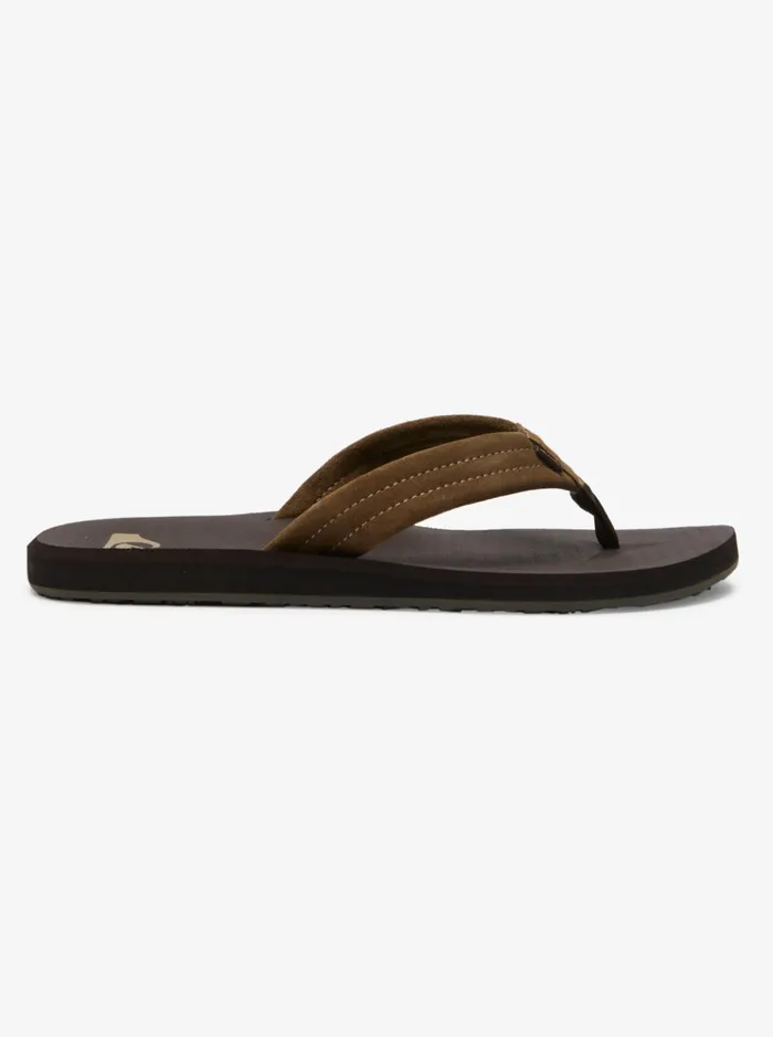 Men Quiksilver Sandals Carver Suede Core Sandals Brown 1 Men Quiksilver Sandals Carver Suede Core Sandals Brown 1