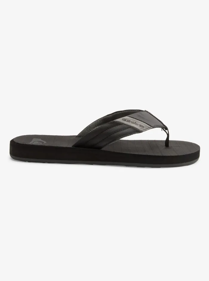 Men Quiksilver Sandals Carver Tropics Sandals Blackblackgrey Men Quiksilver Sandals Carver Tropics Sandals Blackblackgrey