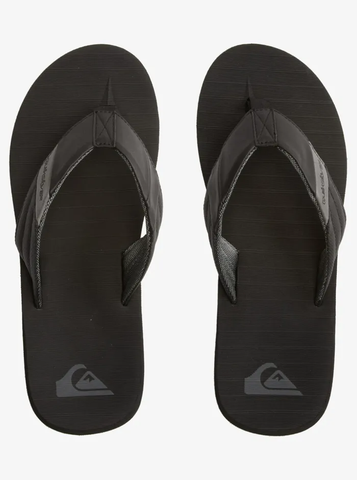 Men Quiksilver Sandals Carver Tropics Sandals Blackblackgrey Men Quiksilver Sandals Carver Tropics Sandals Blackblackgrey